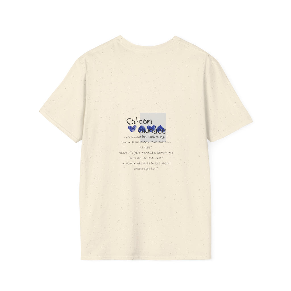 I Love Jesus T-Shirt — Blue Heart Faith Graphic Tee