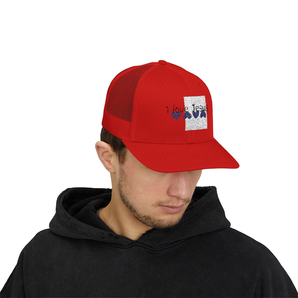 Jesus Wave Snapback Trucker Cap – Christian Mesh Hat