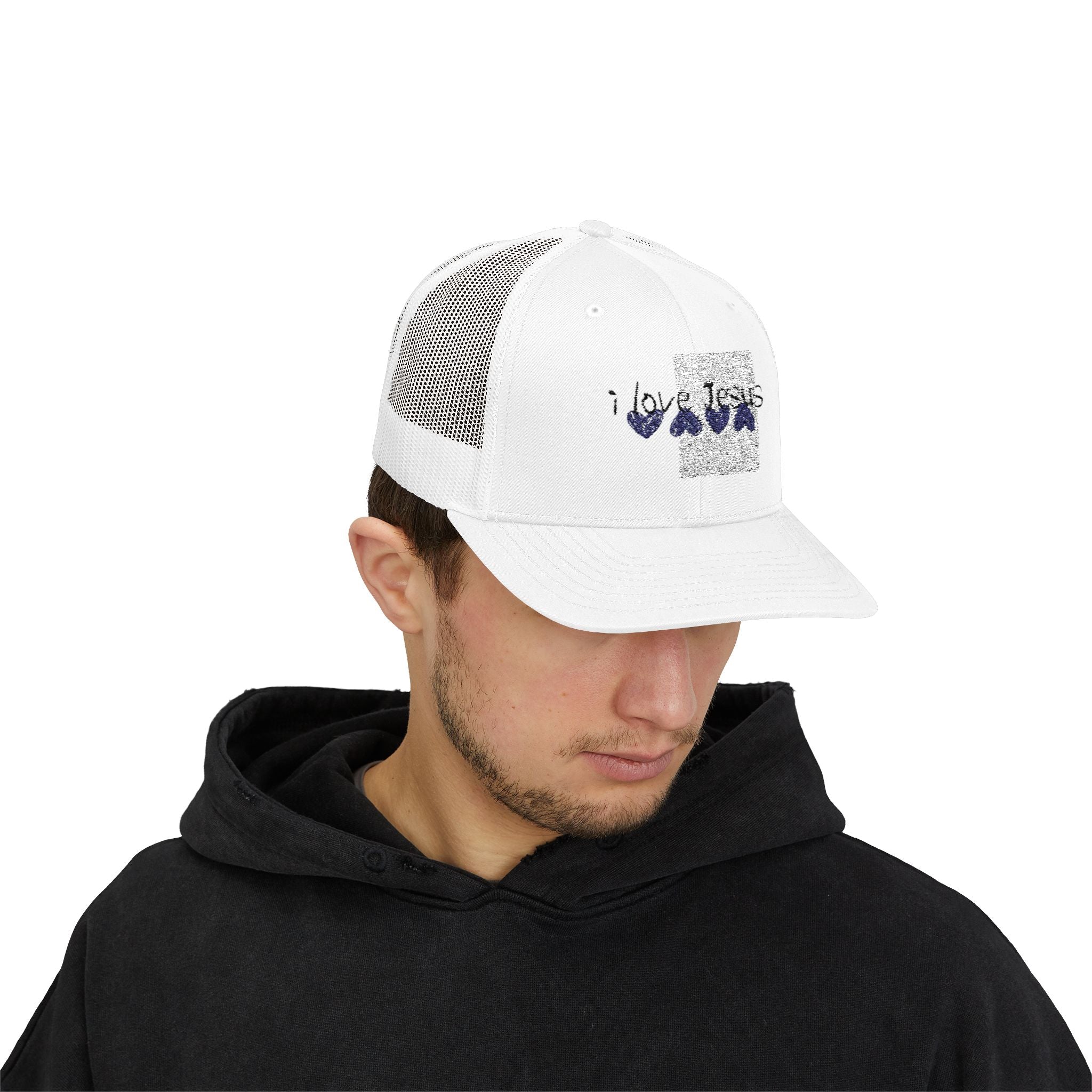 Jesus Wave Snapback Trucker Cap – Christian Mesh Hat