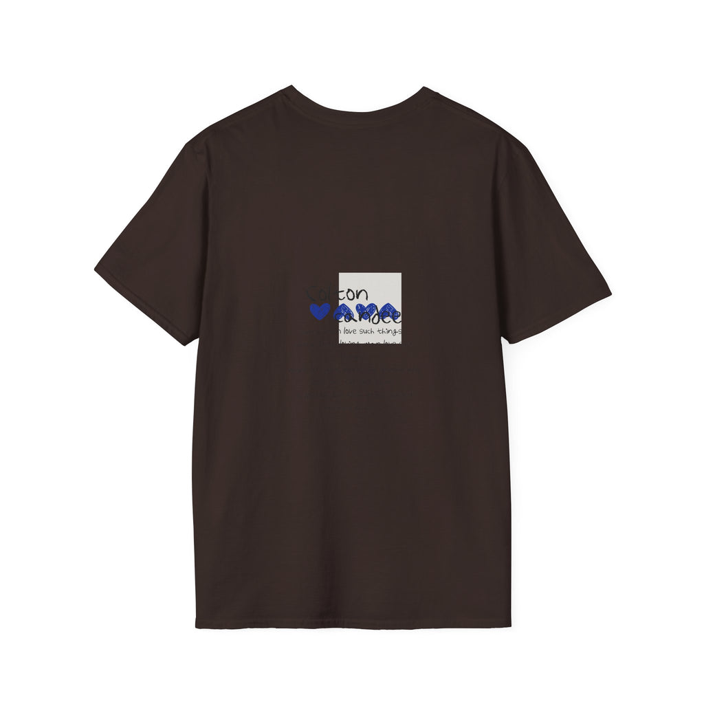 I Love Jesus T-Shirt — Blue Heart Faith Graphic Tee