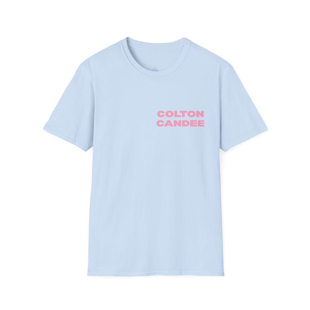 Colton Candee Pink Logo T‑Shirt