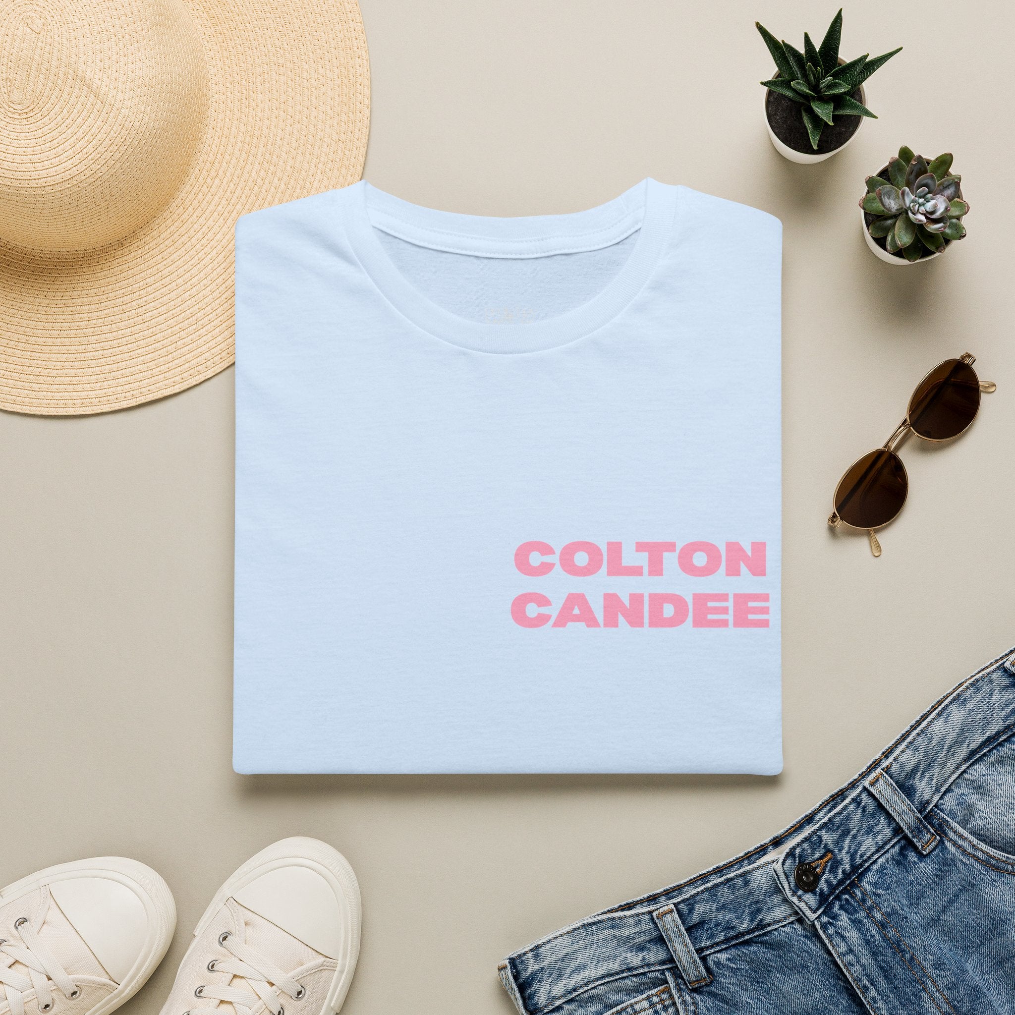 Colton Candee Pink Logo T‑Shirt