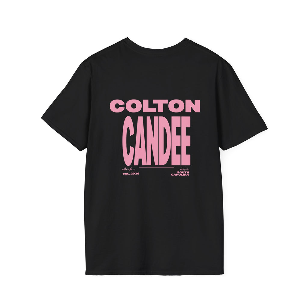 Colton Candee Pink Logo T‑Shirt