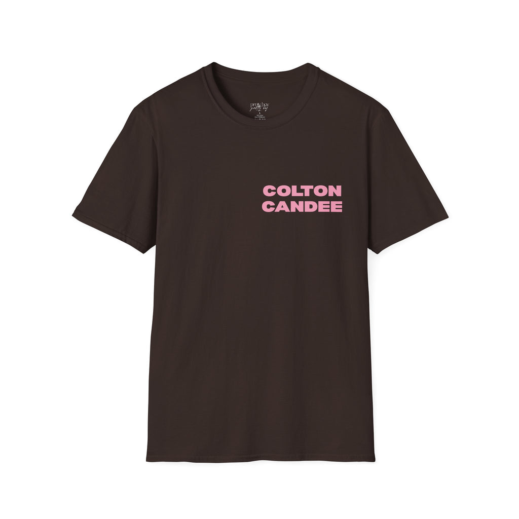 Colton Candee Pink Logo T‑Shirt