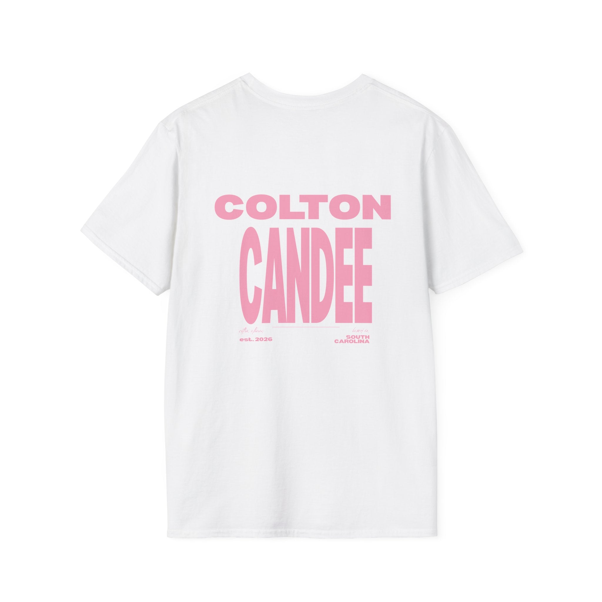 Colton Candee Pink Logo T‑Shirt