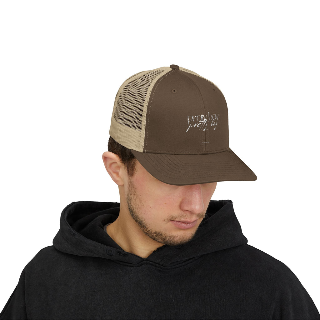 pretty boy Snapback Trucker Cap – Christian Mesh Hat